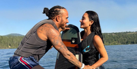 Lewis Hamilton assume Kim Kardashian nas redes sociais  Foto: Reprodução/Instagram