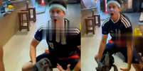 Torcedor que fez gesto racista ainda não foi identificado pela Polícia Civil, que investiga o caso  Foto: 