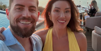 Foto: Jorginho, jogador do Flamengo, e sua esposa Cahterine ( Reprodu&ccedil;&atilde;o/Instagram) / G&aacute;vea News