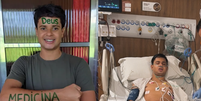 Wesley sofreu complica&ccedil;&otilde;es ap&oacute;s uma cirurgia delicada no joelho  Foto: Reprodu&ccedil;&atilde;o/Instagram