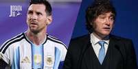 Ap&oacute;s fala de Messi sobre dificuldade econ&ocirc;mica de argentinos, Milei d&aacute; raz&atilde;o ao atacante - Foto: Reprodu&ccedil;&atilde;o / Jogada10