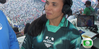 Marta ap&oacute;s t&iacute;tulo da Espanha na Copa do Mundo  Foto: Reprodu&ccedil;&atilde;o/Globo