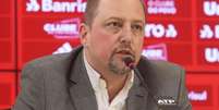 Foto: Alessandro Barcellos, presidente do Internacional, em coletiva ( Divulga&ccedil;&atilde;o/SCI) / G&aacute;vea News