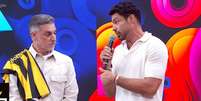 Internautas vibraram quando Cau&atilde; Reymond falou de forma negativa sobre bets no programa de Luciano Huck.  Foto: Reprodu&ccedil;&atilde;o/TV Globo / Purepeople