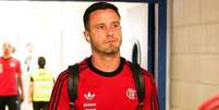 Saúl Ñíguez em ação pelo Flamengo; jogador disputou 19 partidas pela Espanha - Foto: Adriano Fontes / Flamengo / Jogada10