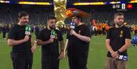 'A gente errou para caramba e a gente acertou muito mais, imagino', diz Cazé sobre cobertura da Copa  Foto: Reprodução/CazéTV