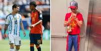 Lamine Yamal publicou fotos com Messi e acendendo charuto ap&oacute;s vit&oacute;ria da Espanha na Copa  Foto: Reprodu&ccedil;&atilde;o/Instagram