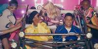 Astros participaram de show inédito na decisão da Copa –  Foto: reprodução de vídeo CazéTV / Jogada10