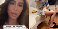 Bianca Andrade mostrou o momento em que o filho chora dizendo que ficar&aacute; com saudade  Foto: Reprodu&ccedil;&atilde;o/Instagram