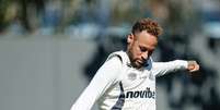 Neymar, em treinamento pelo Santos.  Foto: Reprodu&ccedil;&atilde;o/ Santos / Estad&atilde;o