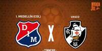 Foto: Jogada10 - Legenda: Independiente Medell&iacute;n e Vasco jogam pela Sul-Americana / Jogada10