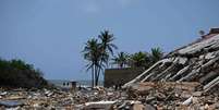Ao menos 190 im&oacute;veis desabaram por completo durante terremotos, diz governo  Foto: ANSA / Ansa - Brasil