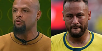 Felipe Melo defende Neymar, fala em motivação política e critica ataques ao craque.  Foto: Mais Novela