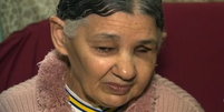 Dona Maria da Gl&oacute;ria perdeu um globo ocular ap&oacute;s a opera&ccedil;&atilde;o  Foto: Reprodu&ccedil;&atilde;o/TV Globo