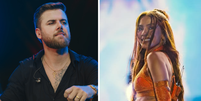Zé Neto atacou Anitta em 2022 durante show e, segundo ele, não reencontrou a artista desde então  Foto: Reprodução/Instagram/@zenetotoscanooficial/@anitta