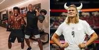 Vini Jr. e Terry Crews treinam juntos e brincam com Haaland: "Estamos esperando voc&ecirc;".  Foto: Reprodu&ccedil;&atilde;o/ Redes Sociais