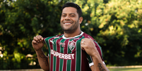 Foto: Hulk com a camisa do Fluminense ( Marina Garcia/FFC) / G&aacute;vea News