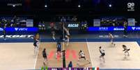 Sele&ccedil;&atilde;o feminina vence a It&aacute;lia no tie-break e vai &agrave; final da Liga das Na&ccedil;&otilde;es de V&ocirc;lei. Foto: Reprodu&ccedil;&atilde;o/GE TV / Estad&atilde;o