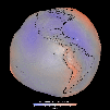 Nasa revela nova representa&ccedil;&atilde;o da Terra baseada em 1 bilh&atilde;o de medi&ccedil;&otilde;es feitas por sat&eacute;lites ao longo de 15 anos Foto: Divulga&ccedil;&atilde;o/NASA