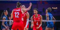 Brasil perde para a Turquia e fica com o vice da Liga das Nações Feminina de Vôlei Foto: Reprodução/VolleyballWorld