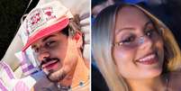 Z&eacute; Felipe e Lara Jucah foram vistos aos beijos em after de show  Foto: Montagem/Reprodu&ccedil;&atilde;o/Instagram