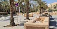 Sem pedir permiss&atilde;o, os EUA v&ecirc;m usando h&aacute; 40 anos, como estacionamento, o terreno que o Uruguai comprou para construir sua embaixada na Ar&aacute;bia Saudita. Foto: Xataka