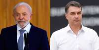 Lula e Fl&aacute;vio Bolsonaro v&atilde;o disputar a Presid&ecirc;ncia em outubro Foto: Wilton Junior/Estad&atilde;o / Estad&atilde;o