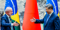 Lula e Xi Jinping conversaram por mais de uma hora no domingo &agrave; noite, por telefone  Foto: Ricardo Stuckert/PR