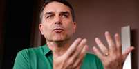 Flávio Bolsonaro, pré-candidato à Presidência, apresentou por escrito sua defesa  Foto: Wilton Junior/Estadão / Estadão