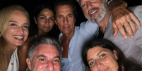 Luciano Huck e Angélica curtem férias com Matthew McConaughey e empresário de Madonna  Foto: Reprodução/Instagram