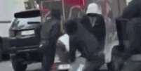 Fuseini foi cercado e agredido por assaltantes no centro de Bruxelas - Foto: reprodu&ccedil;&atilde;o de v&iacute;deo / Jogada10