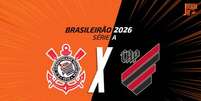  Foto: Arte Jogada10 - Legenda: Corinthians e Athletico se enfrentam em S&atilde;o Paulo / Jogada10
