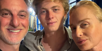 Luciano Huck e Ang&eacute;lica comemoram aprova&ccedil;&atilde;o de Ben&iacute;cio no vestibular Foto: Reprodu&ccedil;&atilde;o/Instagram