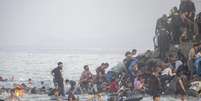 Estimativas oficiais apontam que pelo menos 57 pessoas morreram tentando chegar ao territ&oacute;rio nos &uacute;ltimos dias.  Foto: Marcos Moreno/Anadolu via Getty Images / BBC News Brasil