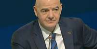Gianni Infantino enfrenta muitas cr&iacute;ticas por causa do projeto sobre investidores privados &ndash; Reprodu&ccedil;&atilde;o/Caz&eacute; TV  Foto: Jogada10