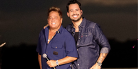 Leonardo e Matheus Vargas gravaram música juntos  Foto: Reprodução/Instagram