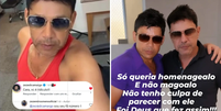 Zez&eacute; Di Camargo criticou publica&ccedil;&atilde;o de seu s&oacute;sia em coment&aacute;rio na rede social do f&atilde;.   Foto: Reprodu&ccedil;&atilde;o/ Redes Sociais