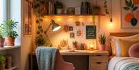 Descubra como criar cantinhos multifuncionais para trabalho, leitura, estudos ou lazer e aproveite cada espa&ccedil;o da casa com criatividade Foto: Reprodu&ccedil;&atilde;o/Canva / Bons Fluidos