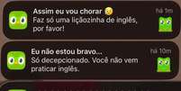 Aplicativo enviou v&aacute;rias notifica&ccedil;&otilde;es para a reportagem Foto: Reprodu&ccedil;&atilde;o / Estad&atilde;o