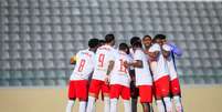 Jogadores do time sub-20 do Red Bull Bragantino. Foto: Fernando Roberto/Red Bull Bragantino / Esporte News Mundo