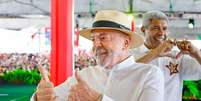 Presidente Luiz In&aacute;cio Lula da Silva e governador Jer&ocirc;nimo Rodrigues, durante conven&ccedil;&atilde;o em Salvador, na Bahia  Foto: Ricardo Stuckert/Presid&ecirc;ncia da Rep&uacute;blica / Estad&atilde;o
