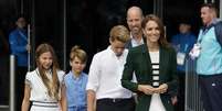 Pr&iacute;ncipe William e Kate Middleton levam os filhos para acompanhar evento esportivo na Esc&oacute;cia  Foto: Jeff J Mitchell/Getty Images