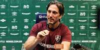 Zubeldia em coletiva de imprensa (Foto: Lucas Merçon/Fluminense) Foto: Zubeldia em coletiva de imprensa ( Lucas Merçon/Fluminense) / Gávea News