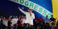 Convenção em São Paulo formalizou a candidatura de Lula à reeleição, em 2 de agosto de 2026.  Foto: REUTERS - Alexandre Meneghini / RFI