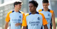 Endrick em treino pelo Real Madrid (Foto: Divulga&ccedil;&atilde;o)  Foto: Endrick em treino pelo Real Madrid ( Divulga&ccedil;&atilde;o) / G&aacute;vea News