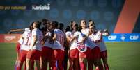 Jogadoras das Bragantinas. Foto: Carla Cenci/Red Bull Bragantino / Esporte News Mundo