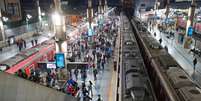 Estação Brás da CPTM nesta terça-feira, 4, durante greve dos ferroviários  Foto: Divulgação/Governo do Estado de São Paulo
