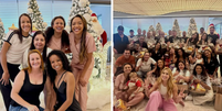 Virginia ao lado das bab&aacute;s em festa de confraterniza&ccedil;&atilde;o  Foto: Reprodu&ccedil;&atilde;o/Instagram/carinacosta1506