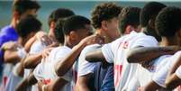 Jogadores do time sub-20 do Red Bull Bragantino. Foto: Fernando Roberto/Red Bull Bragantino / Esporte News Mundo