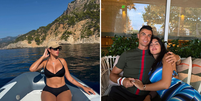 Cristiano Ronaldo apoiou sua companheira Georgina Rodríguez após críticas nas redes sociais sobre seu corpo.  Foto: Reprodução/ Redes Sociais